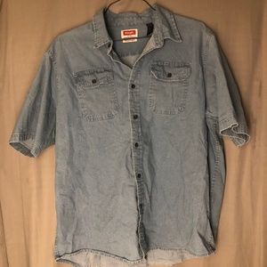 Wranglers Denim Short Sleeve Shirt XL